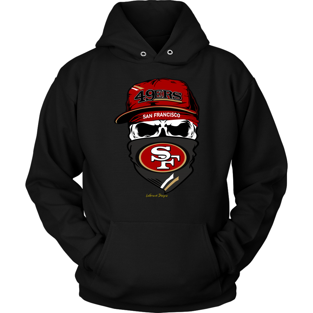 Forty Niners Skull & Bandana Design