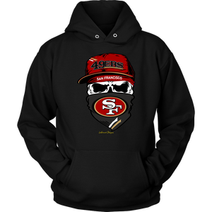 Forty Niners Skull & Bandana Design