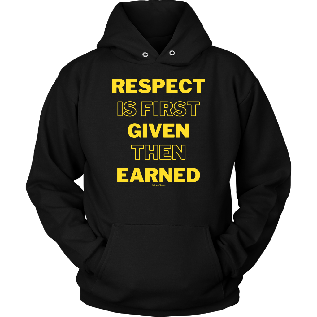 Respect Is First Given Then Earned