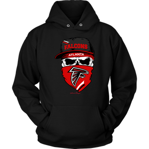 Falcons Skull & Bandana Design