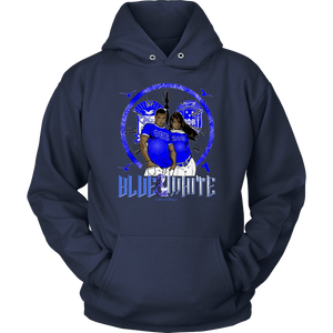 Sigma & Zeta Blue & White Couple Design