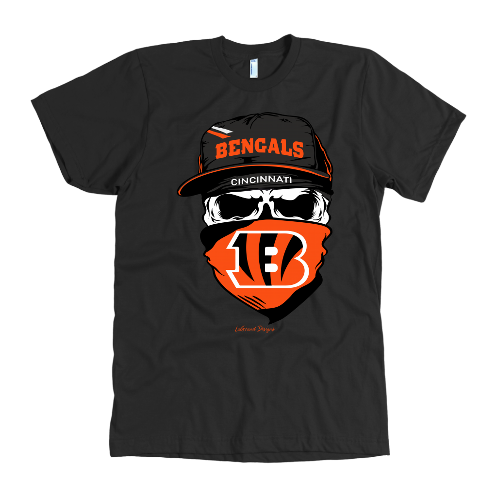 Bengals Skull & Bandana Design