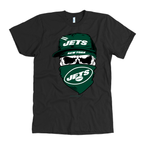 Jets Skull & Bandana Design