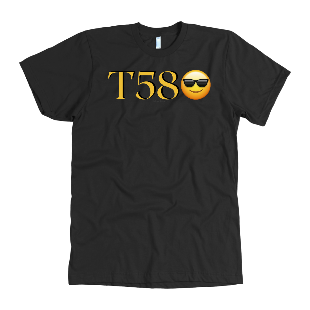 T598 Cool Emoji T-Shirt Design