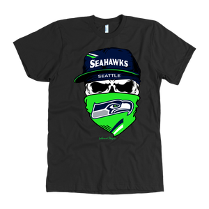 Seahawks Skull & Bandana Design