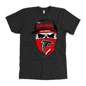 Falcons Skull & Bandana Design