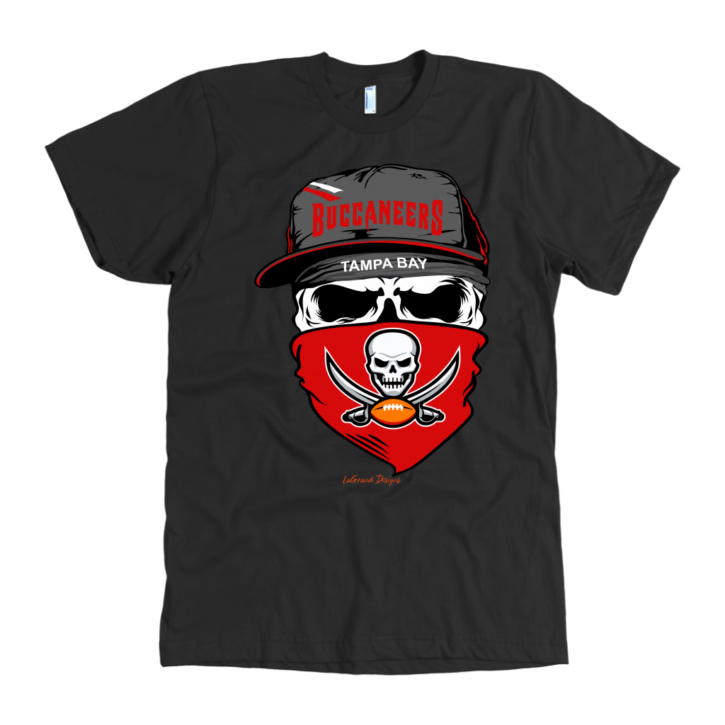 Buccaneers Skull & Bandana Design