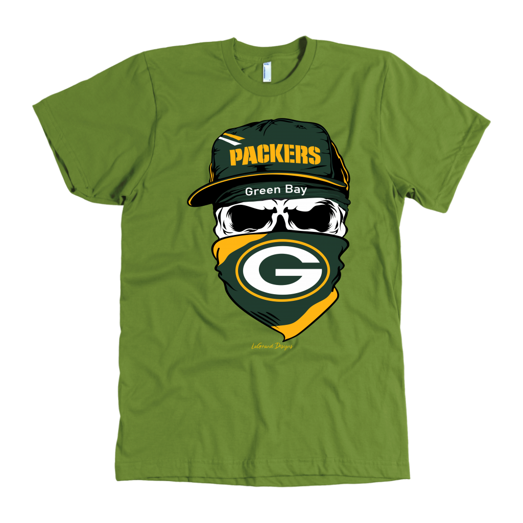 Packers Skull & Bandana Design