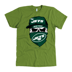 Jets Skull & Bandana Design