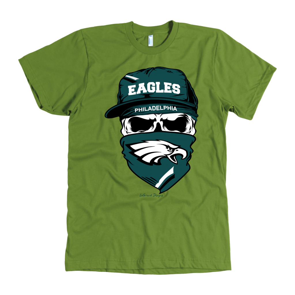 Eagles Skull & Bandana Design