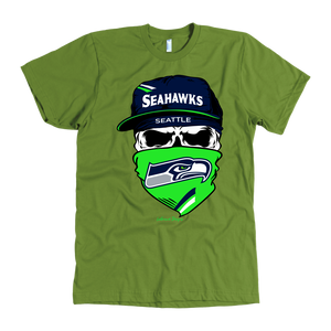 Seahawks Skull & Bandana Design