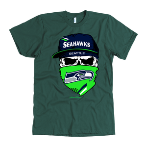 Seahawks Skull & Bandana Design