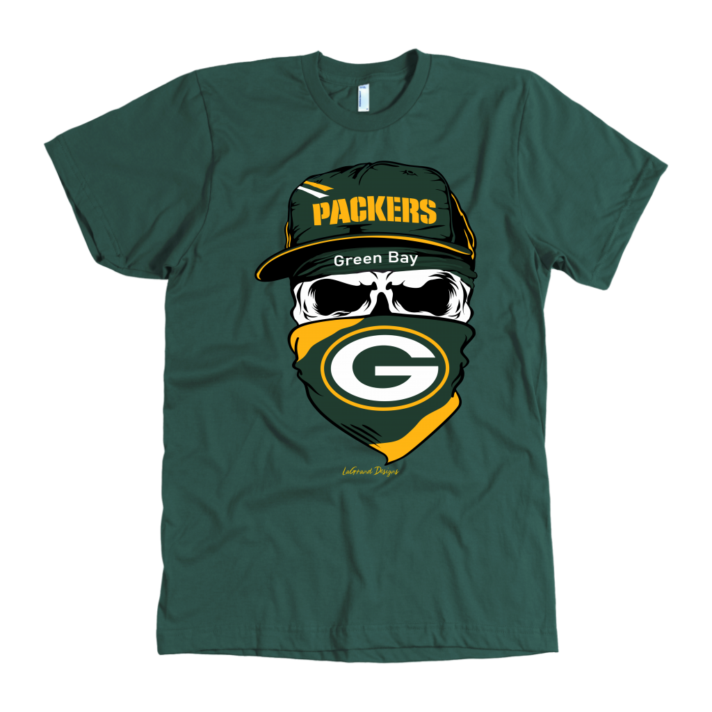 Packers Skull & Bandana Design