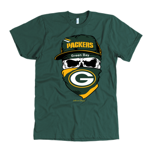 Packers Skull & Bandana Design