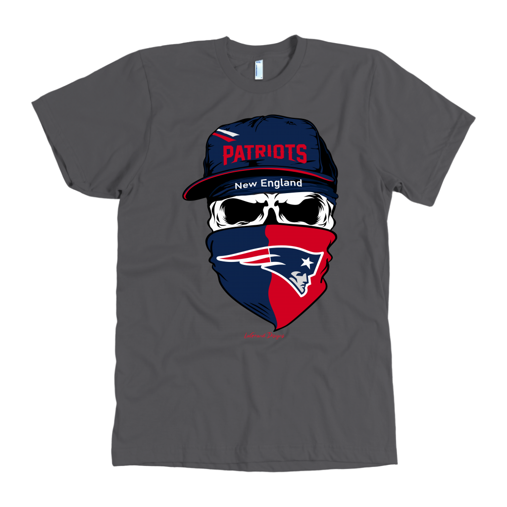 Patriots Skull & Bandana Design