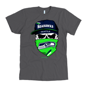 Seahawks Skull & Bandana Design