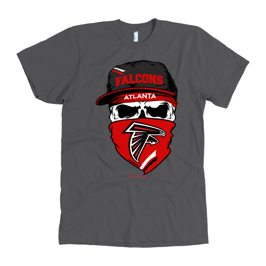 Falcons Skull & Bandana Design