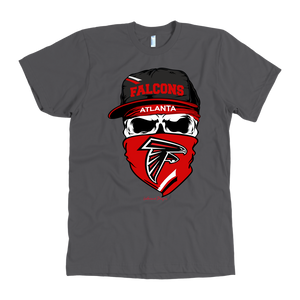 Falcons Skull & Bandana Design