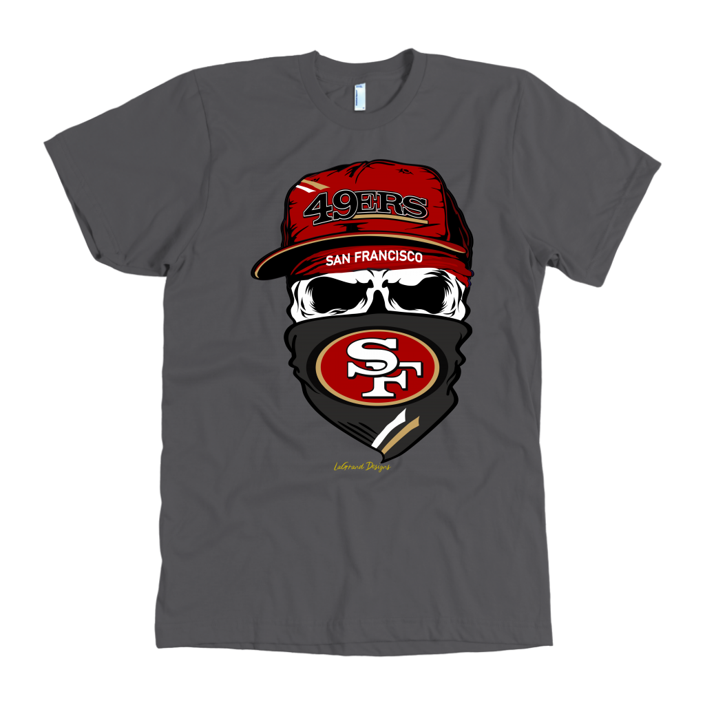 Forty Niners Skull & Bandana Design