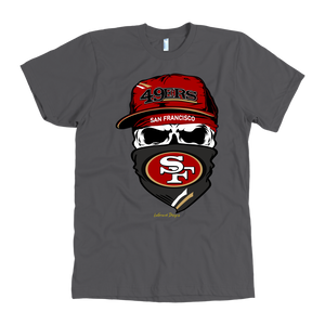 Forty Niners Skull & Bandana Design