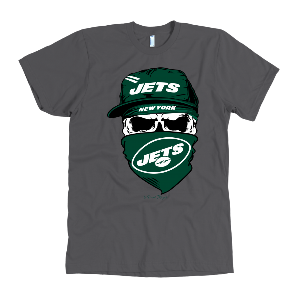 Jets Skull & Bandana Design