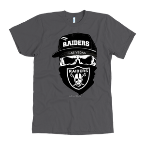 Skull Wear Bandana Las Vegas Raiders Shirt - High-Quality Printed