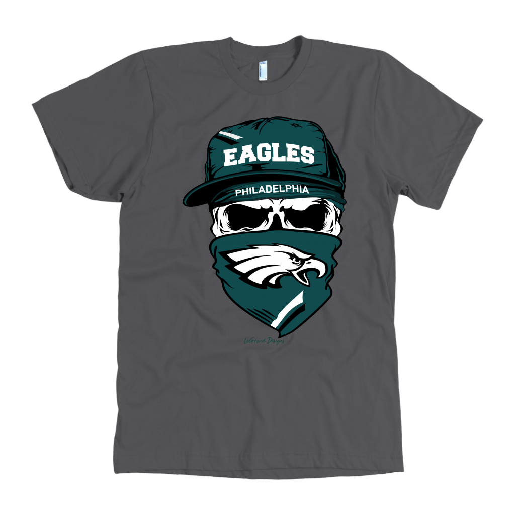 Eagles Skull & Bandana Design