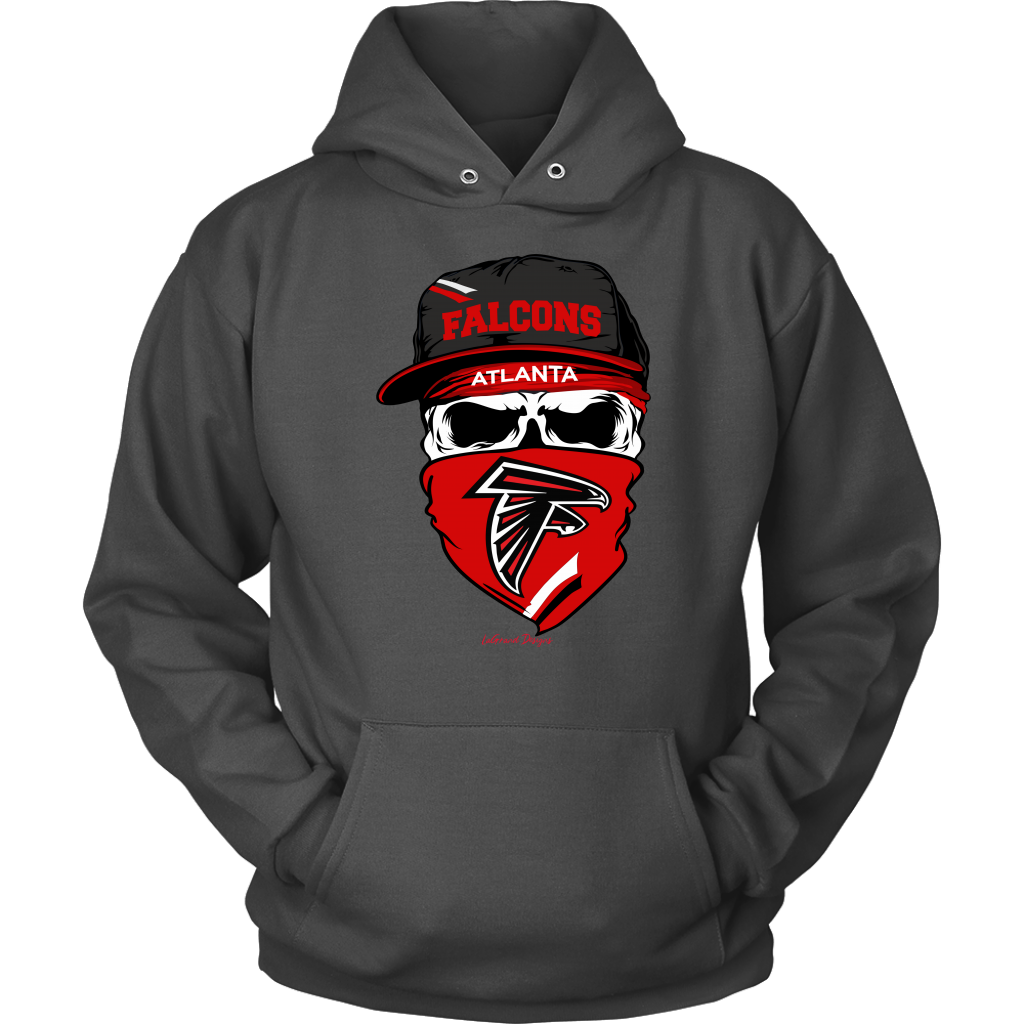 Falcons Skull & Bandana Design