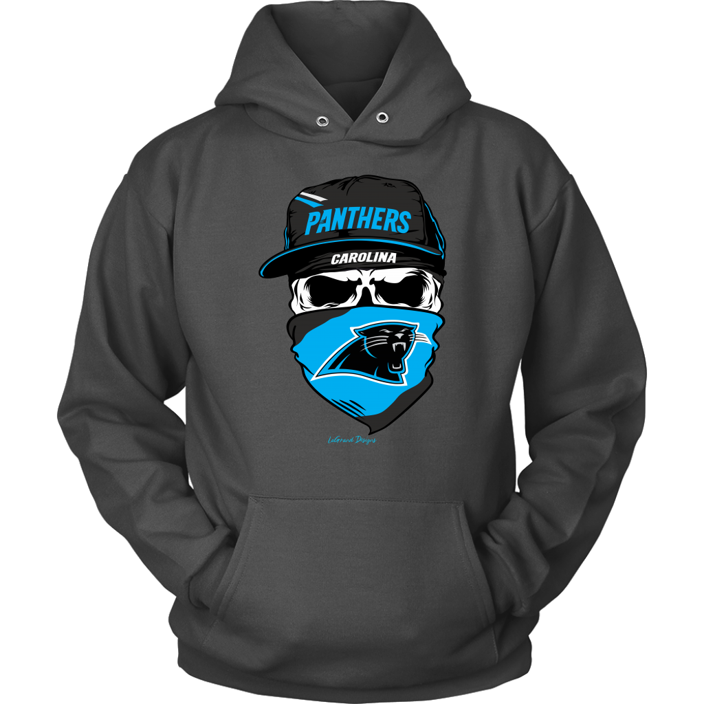 Panthers Skull & Bandana Design