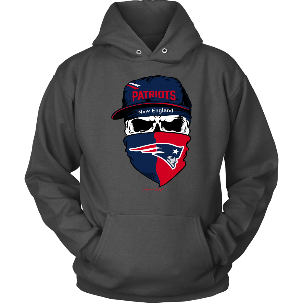 Patriots Skull & Bandana Design