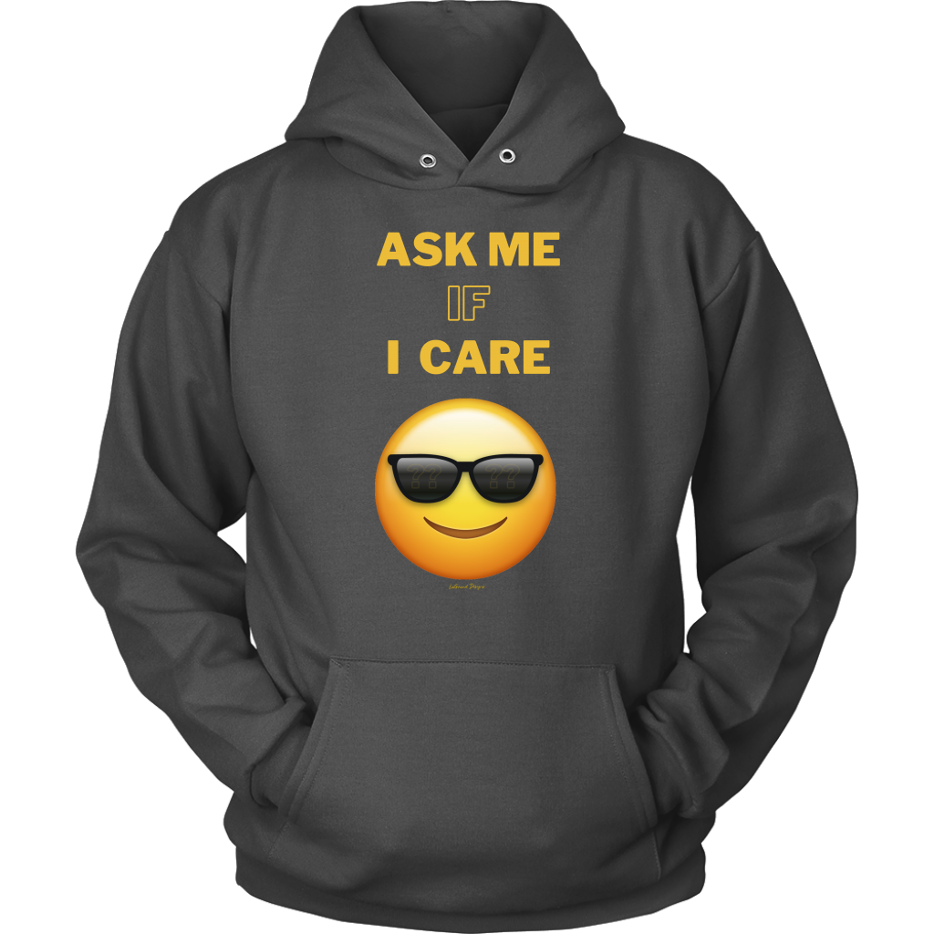 Ask Me If I Care Emoji Design