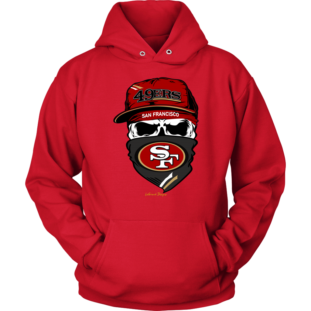 Forty Niners Skull & Bandana Design