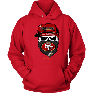 Forty Niners Skull & Bandana Design