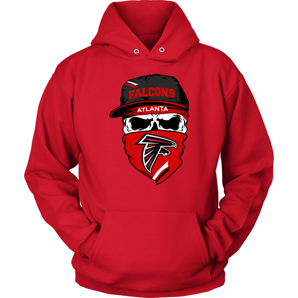 Falcons Skull & Bandana Design