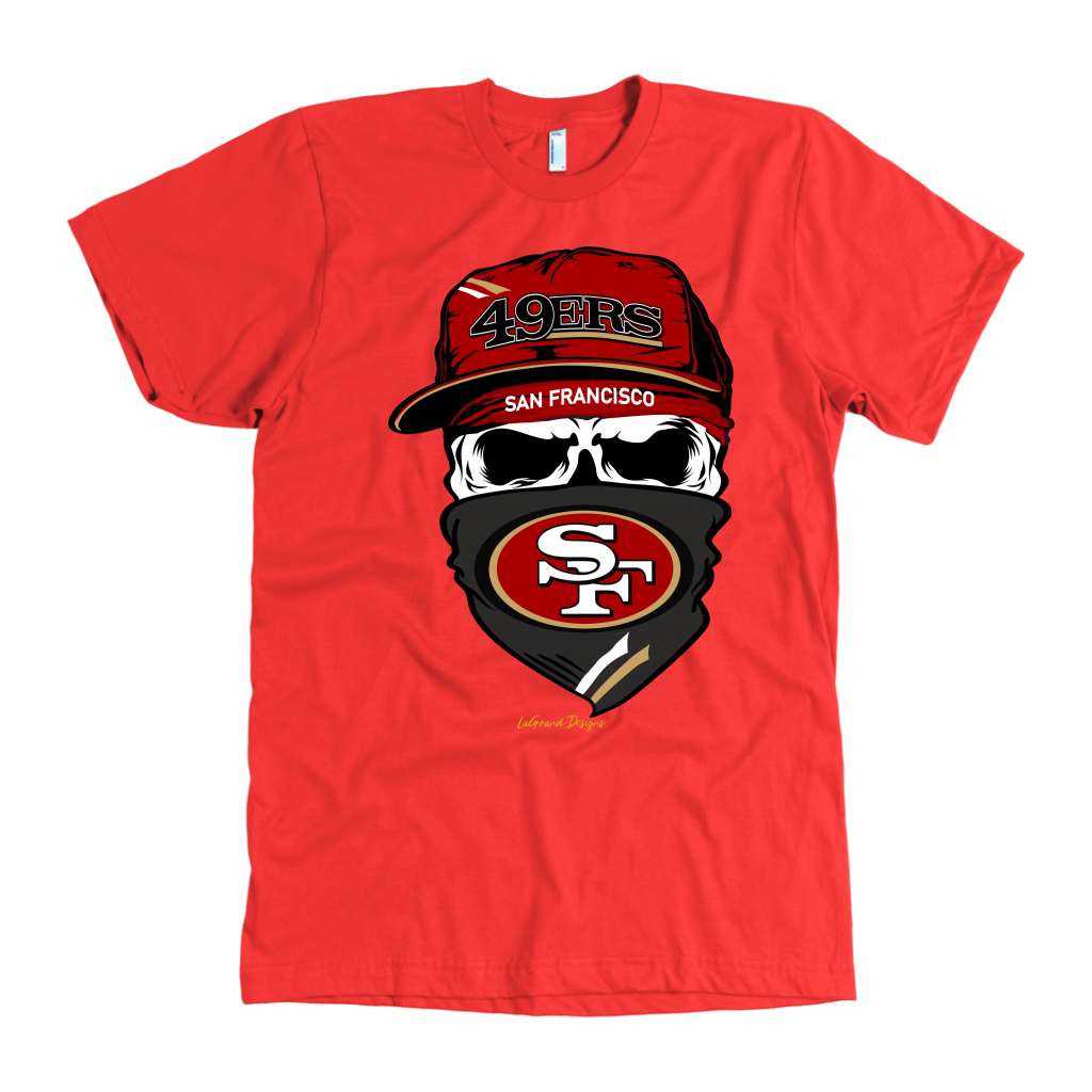 Forty Niners Skull & Bandana Design