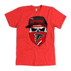 Falcons Skull & Bandana Design