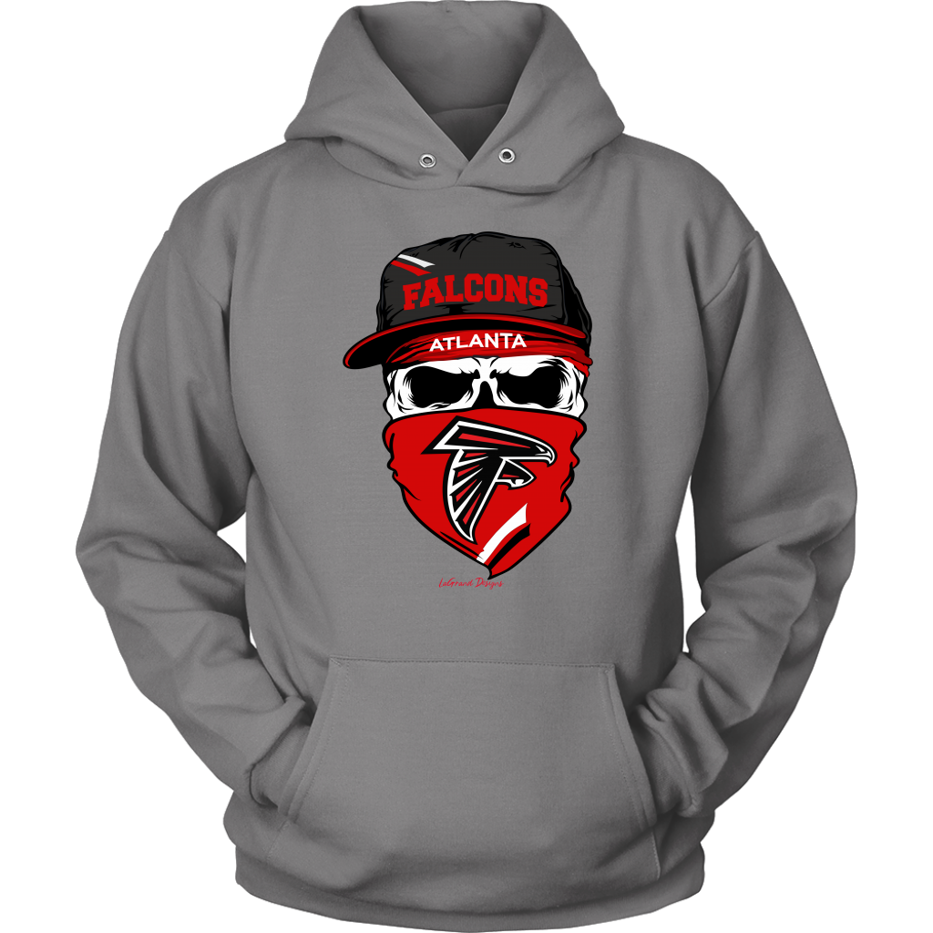 Falcons Skull & Bandana Design