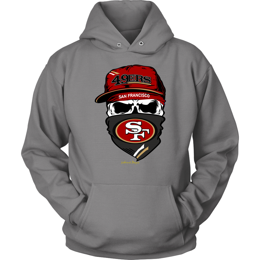 Forty Niners Skull & Bandana Design