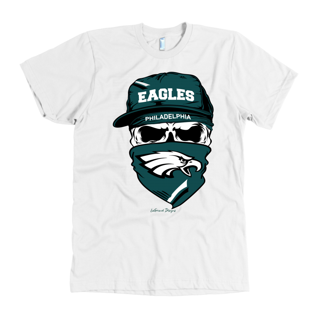 Eagles Skull & Bandana Design