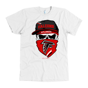 Falcons Skull & Bandana Design