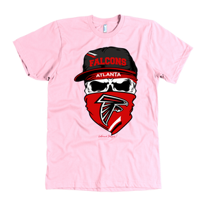 Falcons Skull & Bandana Design