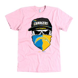 Chargers Skull & Bandana Design