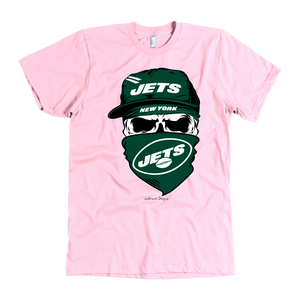 Jets Skull & Bandana Design