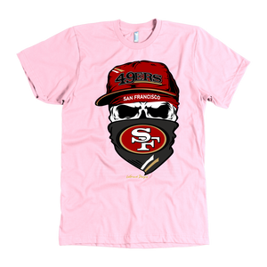 Forty Niners Skull & Bandana Design