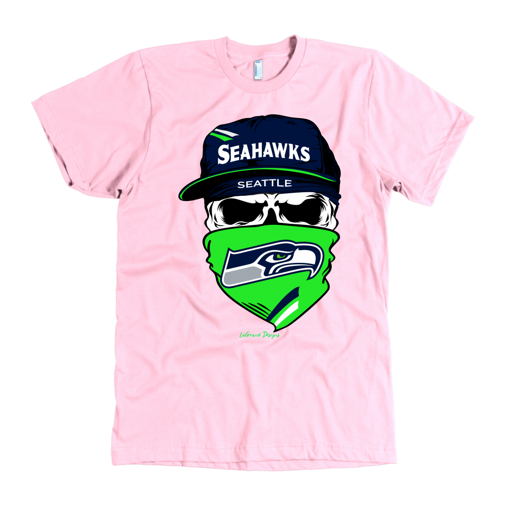 Seahawks Skull & Bandana Design